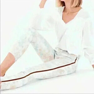 Mother The Looker Ankle Fray in So Far Gone Floral Racer Jeans Size 29